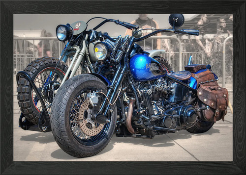 Harley davidson gerahmtes - harley,