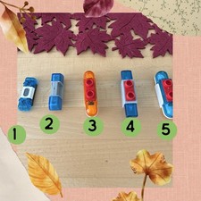 Lego Duplo elektrisches Blinklicht Blaulicht für Polizei Feuerwehr Sound &Light