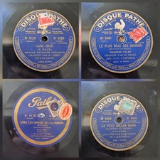 Schellackplatten Konvolut 4x