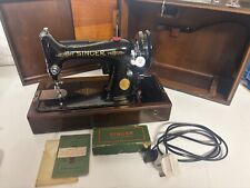 Singer Nähmaschine 99K 1935 mit original Anleitung & Koffer + Extras 