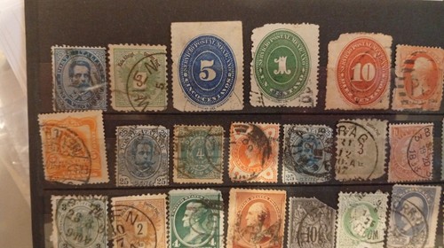 Alte briefmarken sammlung - sammlung, vor