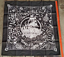 bandana kopftuch 55 x 55 cm  groß seefahrt Schiff anker modern vintage krake