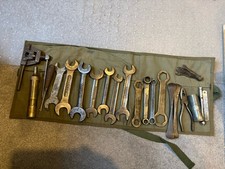 Oldtimer Triumph Motorrad Werkzeugsatz Werkzeugrolle 