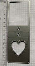 Stanzschablone „Anhänger mit Herz“ Sehr schön, guter Zustand