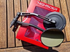 Motorrad Rückspiegel HIGHSIDER pro Montana-Slim Schwarz (Paar)