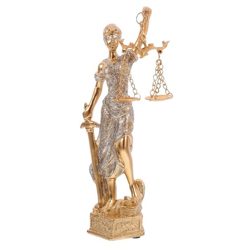 Statue göttin justitia harz - statue,