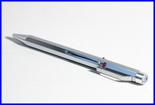 4 Farb Kugelschreiber MULTI PEN in Chrom Schieber Mechanik mit "Quelle" Logo