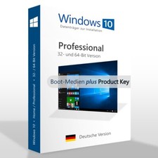 Windows 10 Professional | Boot-Medium CD/DVD/USB-Stick ✅ mit Retail-Lizenz-Key
