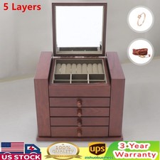 Holz Schmuckkasten Groß