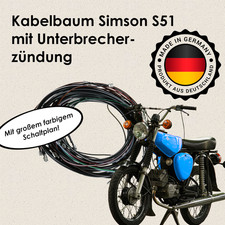 Kabelbaum Simson S51 | ✅ Made in Germany 🇩🇪 | Passend für Originalzündung