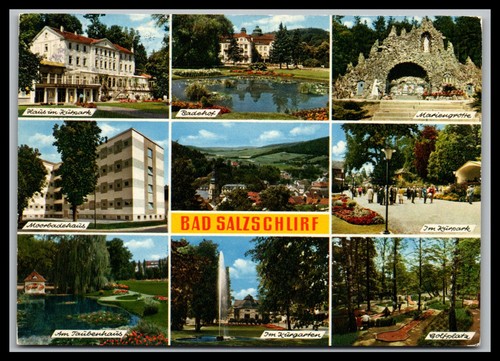 Ansichtskarte bad salzschlirf - bad,