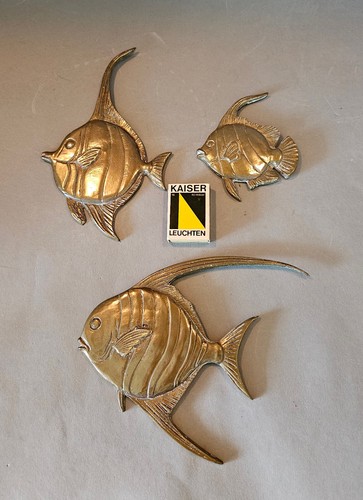 Vintage fische fish - vintage, brass