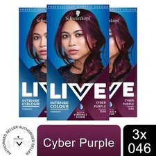 3x Schwarzkopf Live Intense