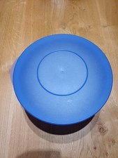 Tupperware Junge Welle Schüssel Set Schale 4,3l mit Sieb Blau 