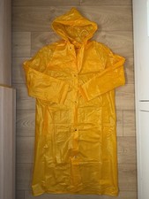 Retro PVC Regenmantel Plastik