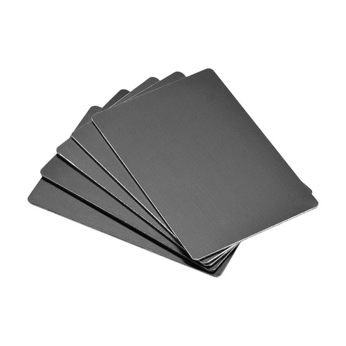 Metall visitenkarte 100x60x1mm - metall,