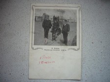 13) Postkarte 1904 MAGDEBURG Rennstadion, FAHRRAD Rennfahrer ALWIN GROSSE, Pokal
