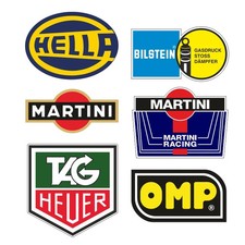 Rally aufkleber set oldtimer - rally,