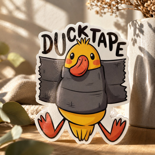 Duck tape enten - duck, enten-aufkleber