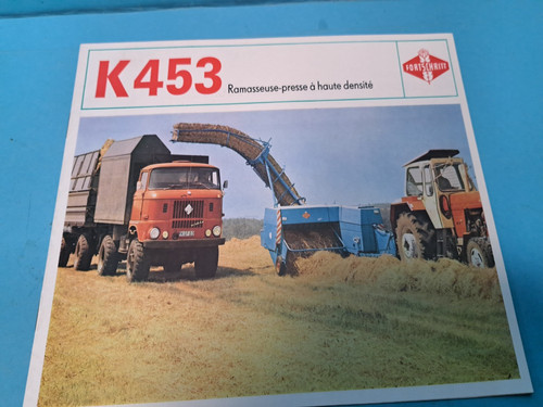 Prospekt fortschritt k 453 - fortschritt,