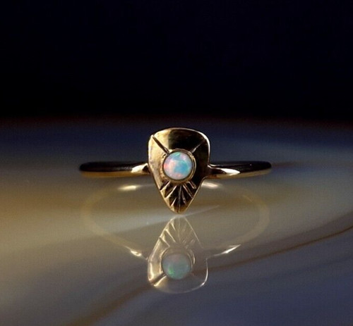 Ring gold 333 opal - gold, goldring