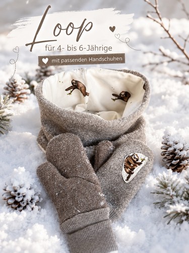 Loop und handschuhe aus - und,