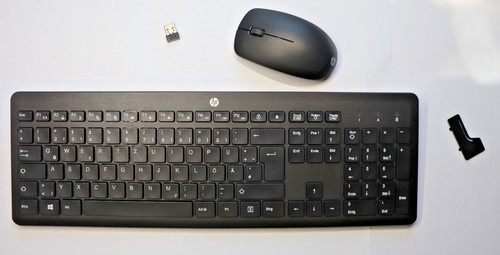 Kabellos maus tastatur - hp,