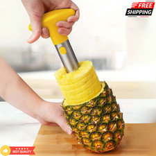 Edelstahl Ananas Entkerner und Schneider Obst Kern Entfernung Werkzeug Haushalt