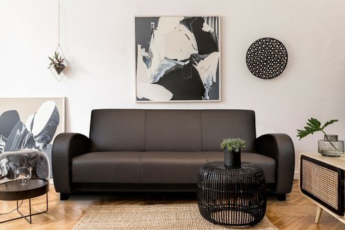 Echtleder sitzer couch - 3,