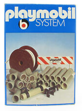 PLAYMOBIL 3205 V1 Bauarbeiter Zubehör Kanalisation mit Flyer in OVP Lineart Box