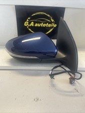 Original Volkswagen Golf 6 VI Außenspiegel Blau Orange Vorne Rechts 5K0857502CB