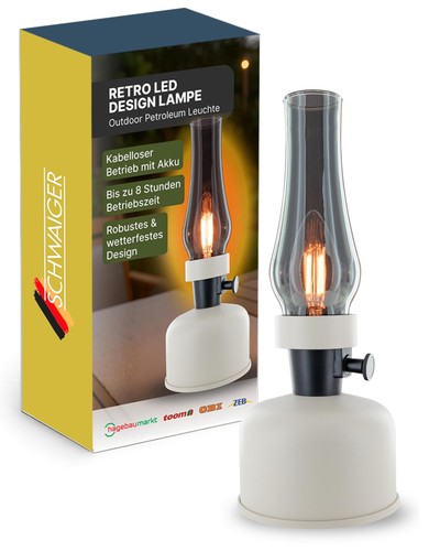 Retro led lampe petroleum - im,