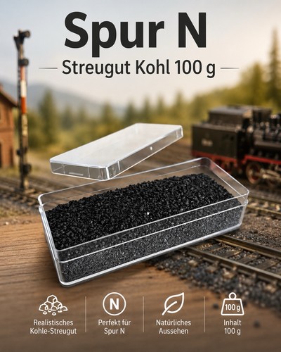 Spur streugut kohle 100g - n,