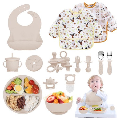 Silikon baby geschirrset - geschirrset,, 14er