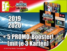 Match Attax Action 2019/20 • 20er Display + 5 Match Attax Promo-Booster/3 Karten