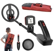 Metalldetektor Kinder Wasserdicht Metallsuchgerät mit LCD-Display ohne Batterie