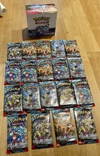 Pokémon Display Stellarkrone - 19 Booster - Englisch - Geöffnet - Neu OVP