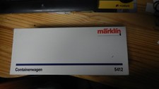 Märklin Spur 1 / 5412 Containerwagen mit Container Eberspächer in OVP