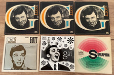 Karel Gott 5 Singles mit Cover und 1 Poster 60er Jahre Sammlerstücke