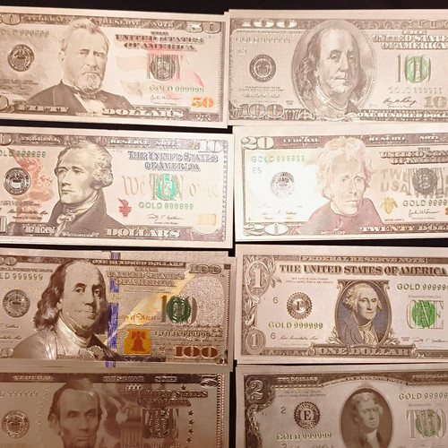 Usa dollar goldfolien - usa, us-dollar