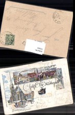 733302 tolle Lithographie