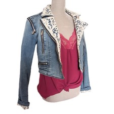 Damen vintage jeansjacke - damen,