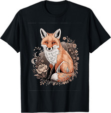 Fuchs Silhouette Blumen