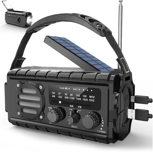 Milfech solar radio 20000mah - milfech,