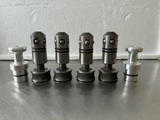 4 Stück Demmler Kugelspannbolzen Länge 75mm D 28mm + 2 Stück Magnetsteckbolzen