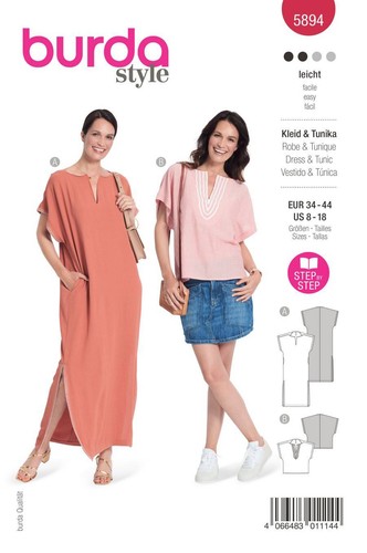 Schnittmuster damenkleid - schnittmuster,