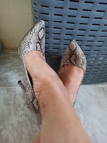 Pumps schuhe mit absatz python - schuhe,