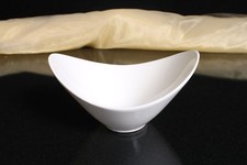 Schale oval Porzellan weiss