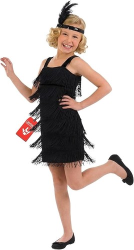 Mädchen schwarzes flapper - schwarzes,