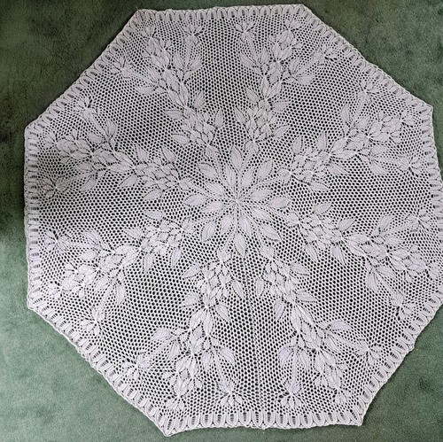 Tischdecke gestrickt